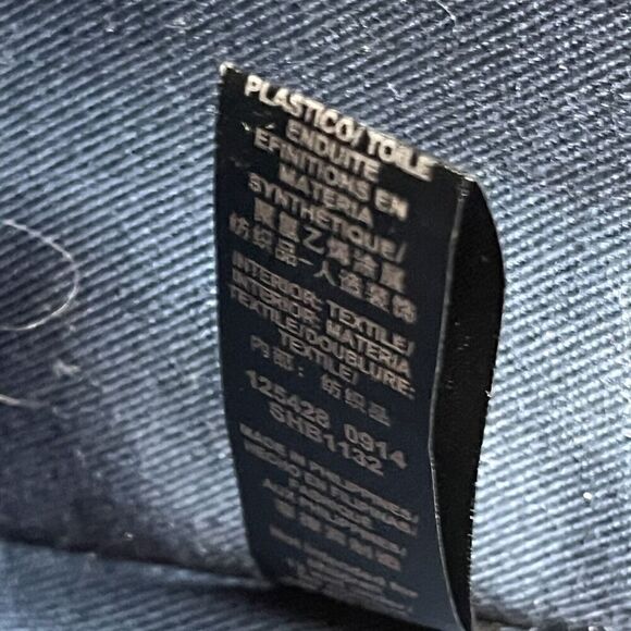 Fossil KeyPer Total Eclipse  Purple Coated  PVC Tote Bag Purse - Picture 14 of 15